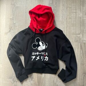 Forever 21 x Disney cropped hoodie